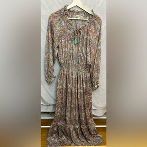 Luizacucco Paisley Print Maxi Dress